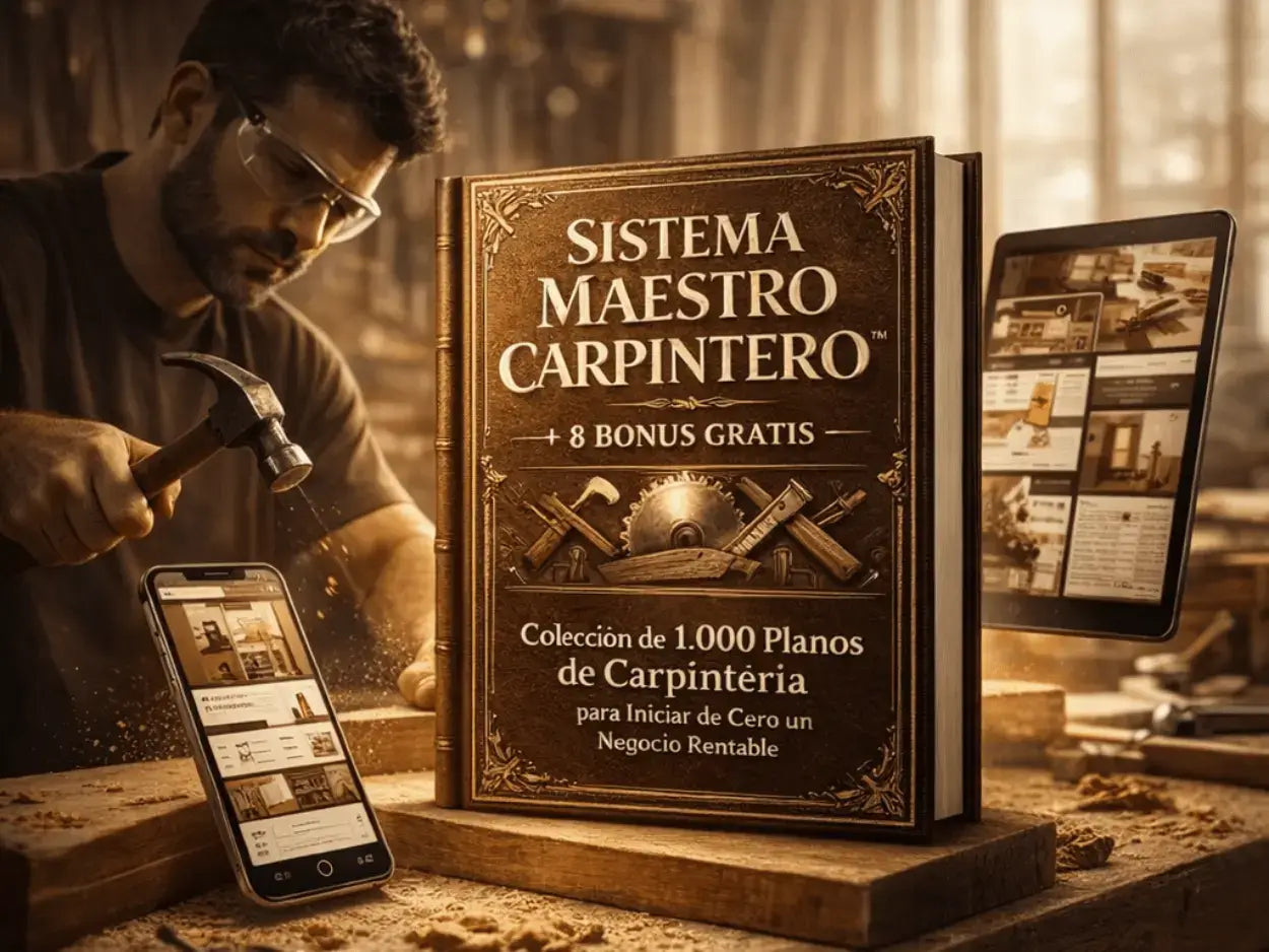 SISTEMA MAESTRO CARPINTERO™ + 8 BONUS DE REGALO